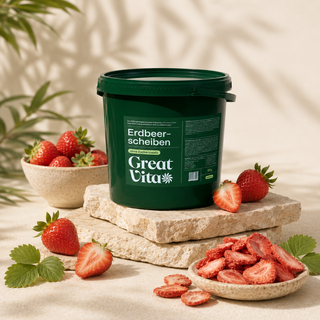 Tranches de fraises lyophilisées – 400g